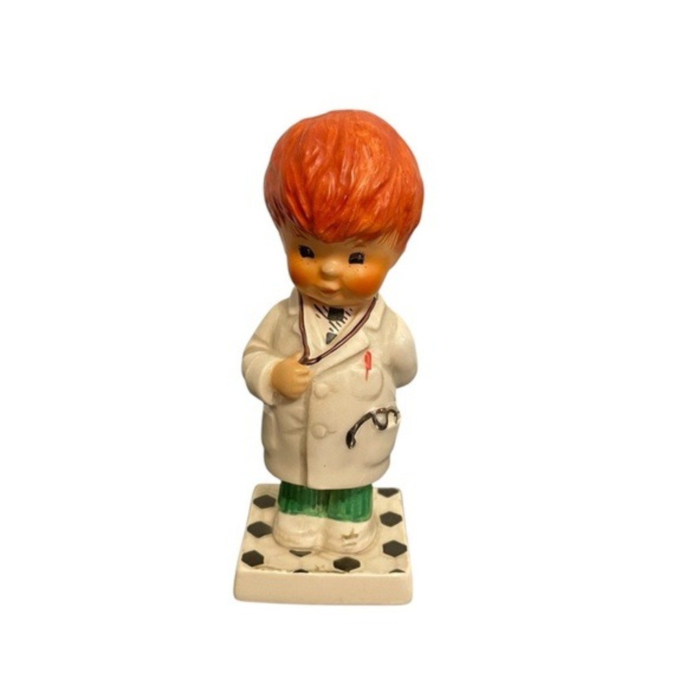 Vintage Goebel Charlot Byj Doctor Figurine 1970 W Germany Byj 67 Boy